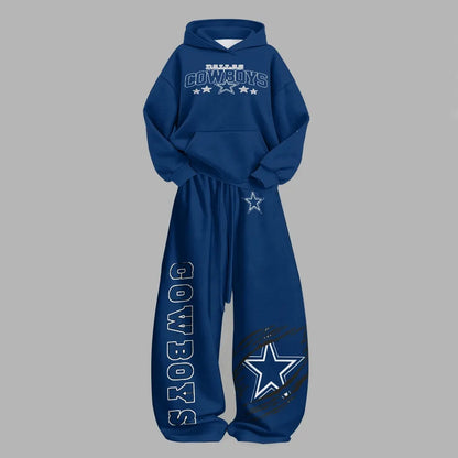 Dallas Cowboys Vintage Plush Hoodie set | NFL