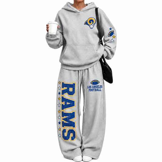 Los Angeles Rams-Vintage Plush Hoodie set