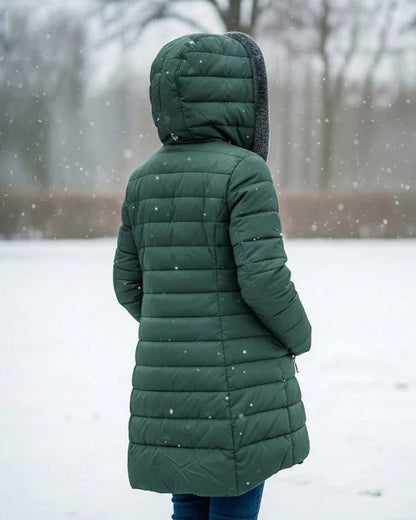 [Clearance] – Quilted coat with fleece lining