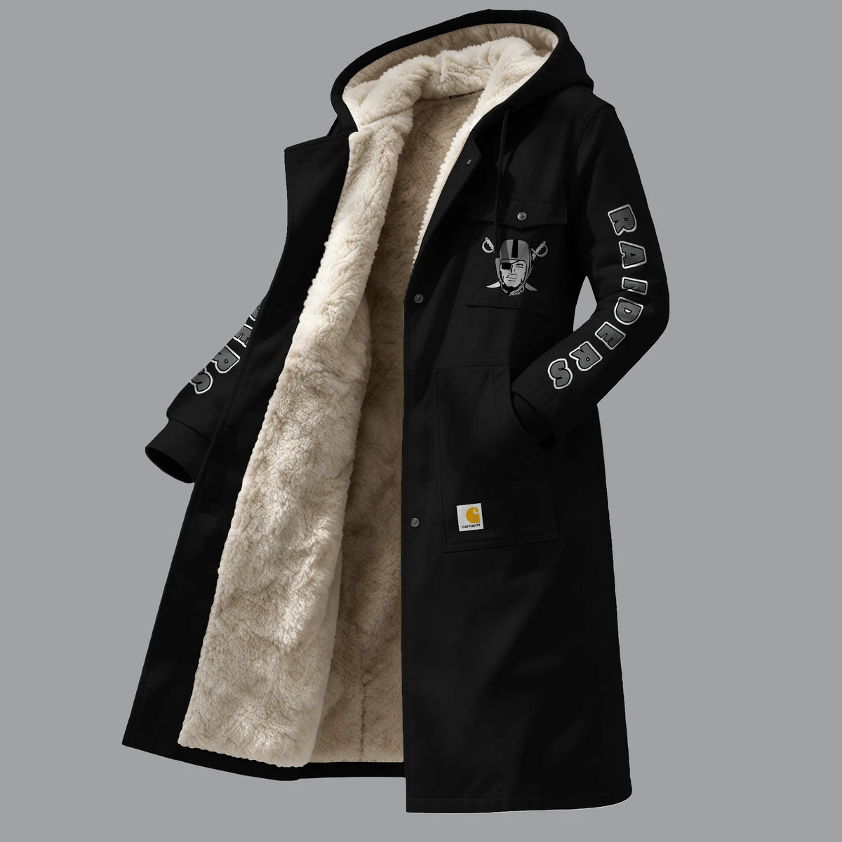 Las Vegas Raiders Vintage Reworked Workwear Fleece Pocket | NFL