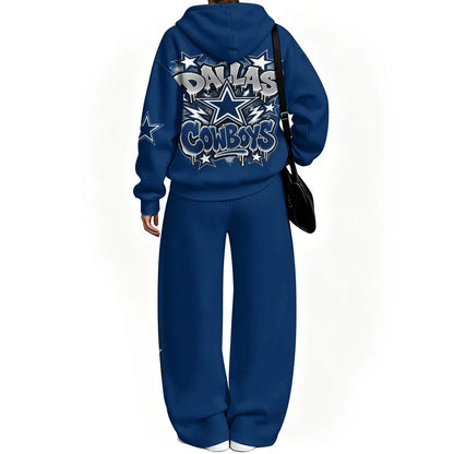 Dallas Cowboys Vintage Plush Hoodie set | NFL