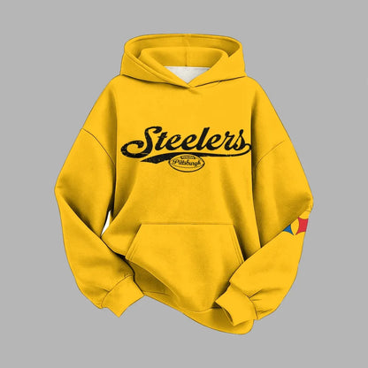 Pittsburgh Steelers Vintage Plush Hoodie set | NFL