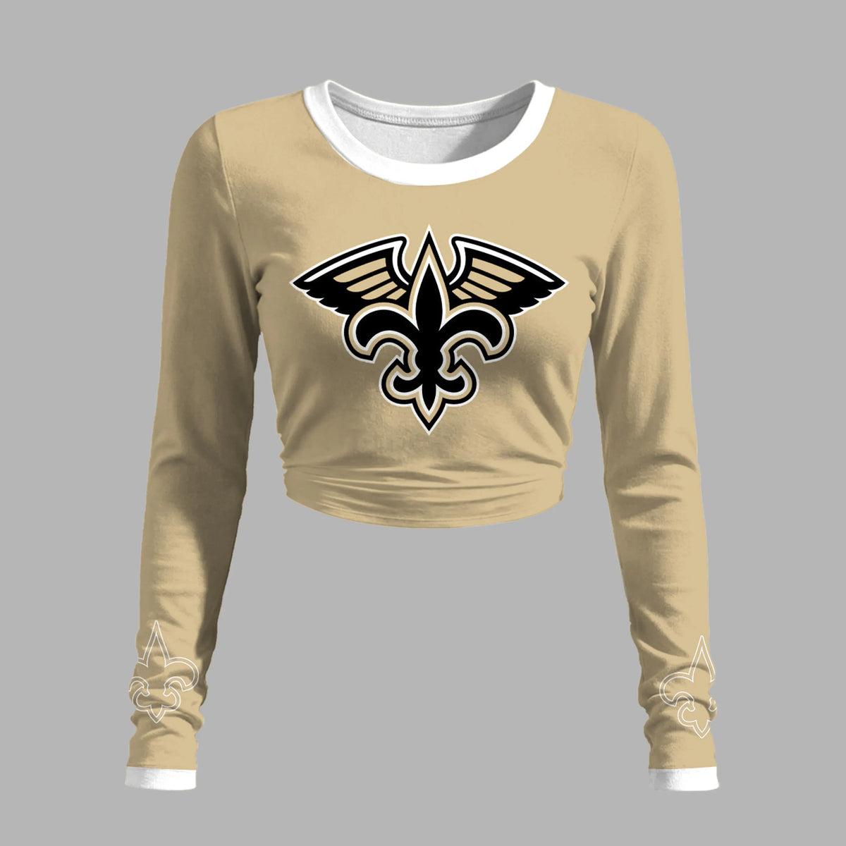 "New Orleans Saints" Long-sleeved double-layer stretch pants set