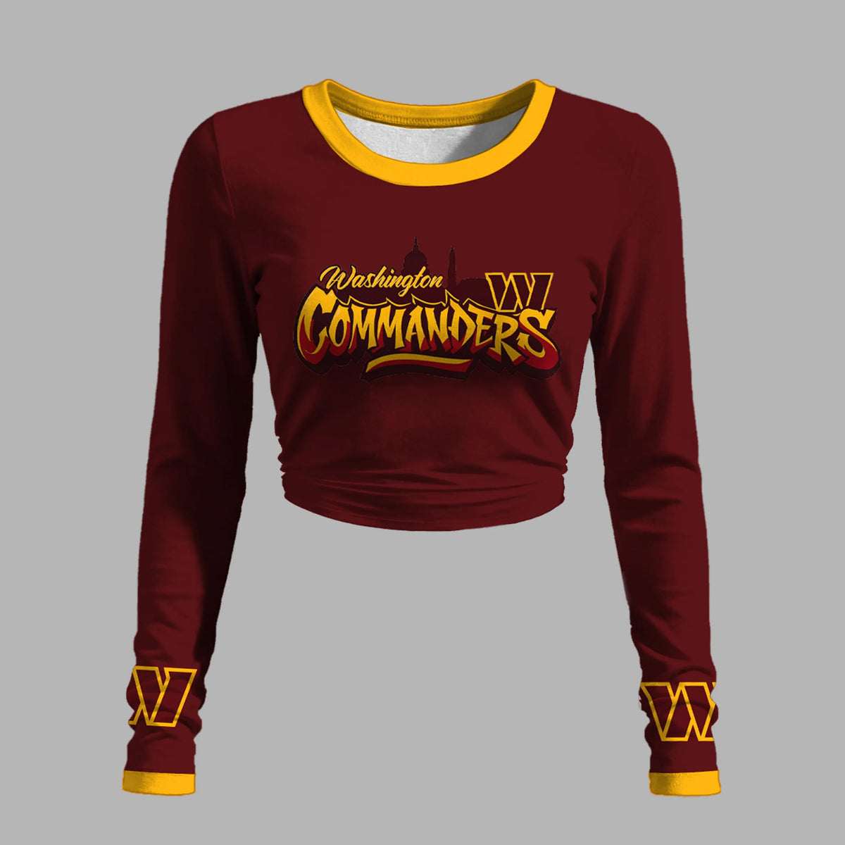 "Washington Commanders" Long-sleeved double-layer stretch pants set