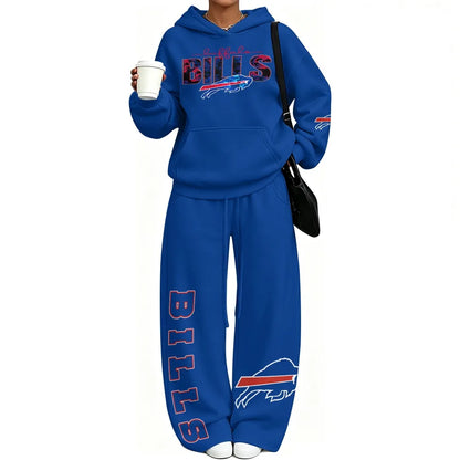 Buffalo Bills Vintage Plush Hoodie set | NFL