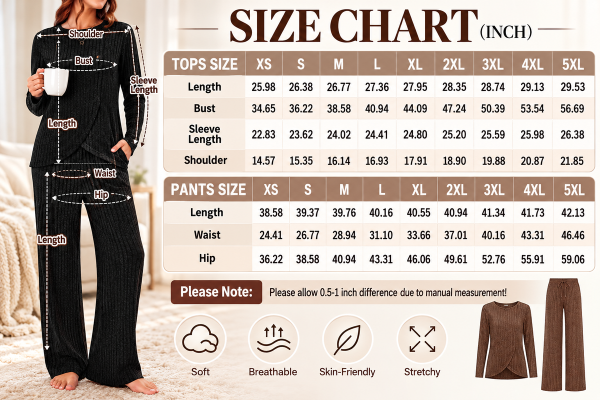 Women's Soft 2-Piece Loungewear Set