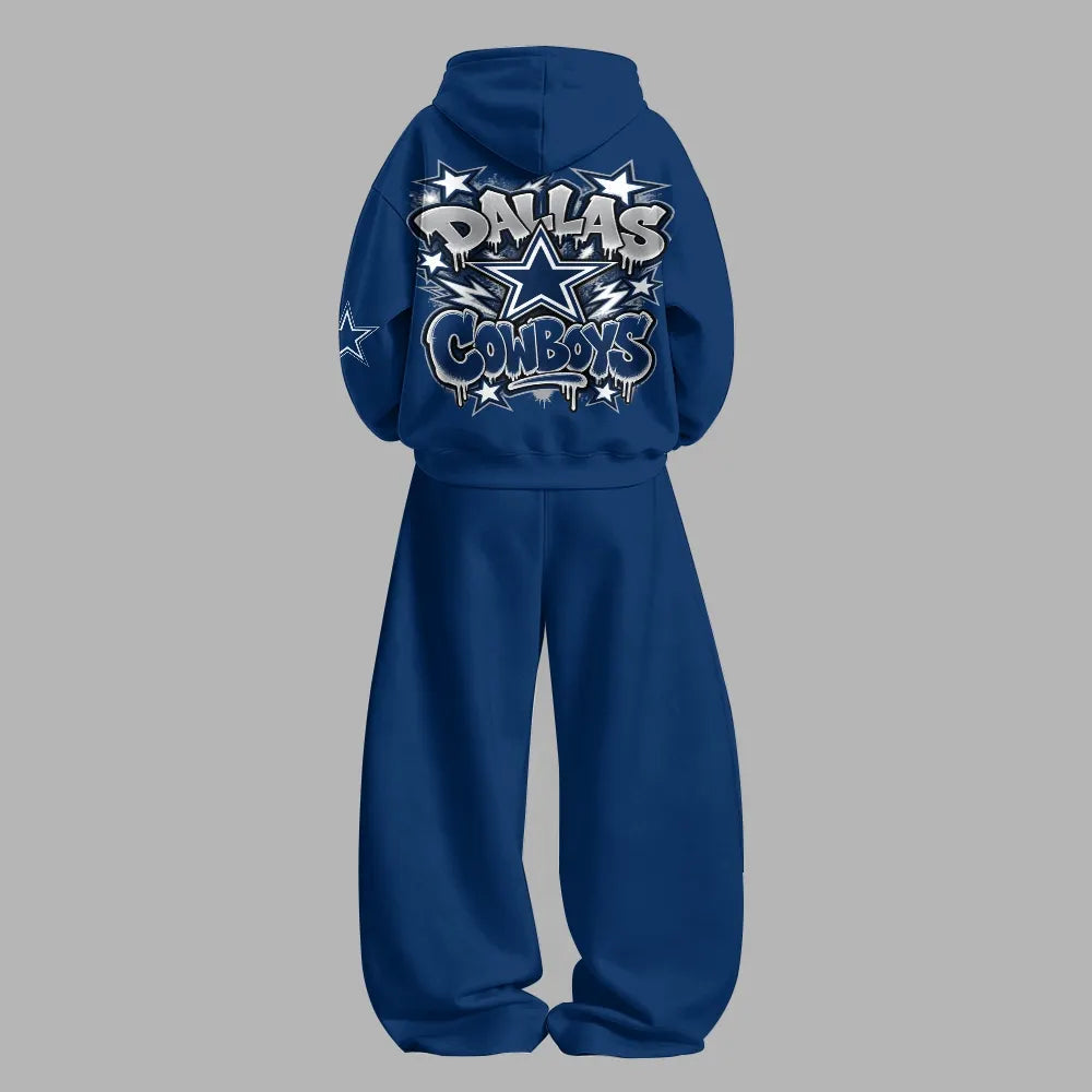 Dallas Cowboys Vintage Plush Hoodie set | NFL
