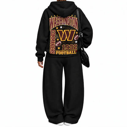 Washington Commanders-Vintage Plush Hoodie set