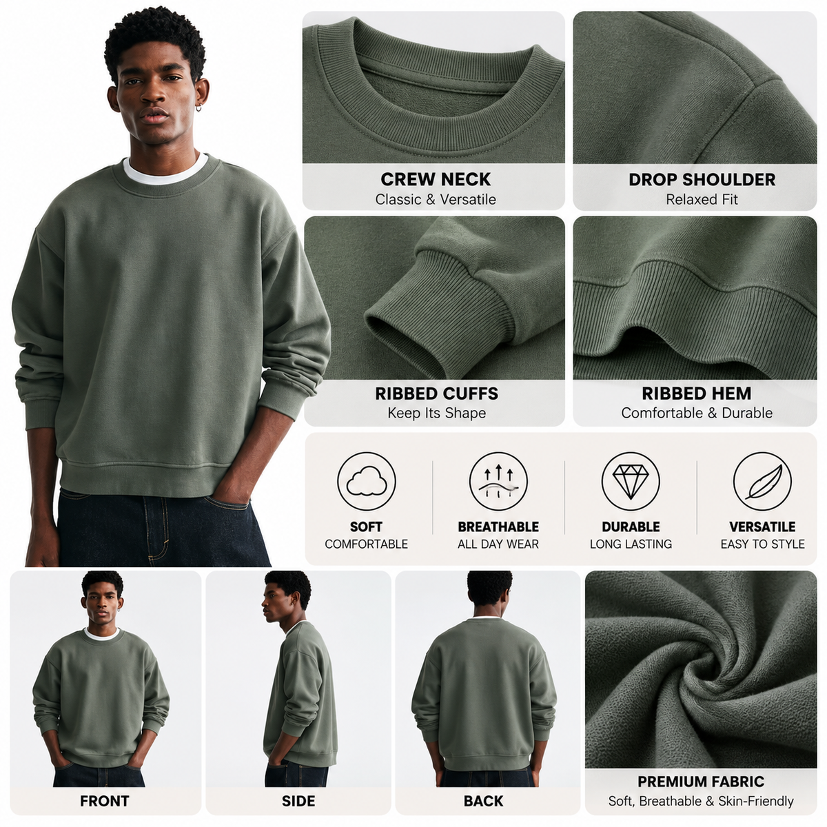 Loose Fit Sweatshirt