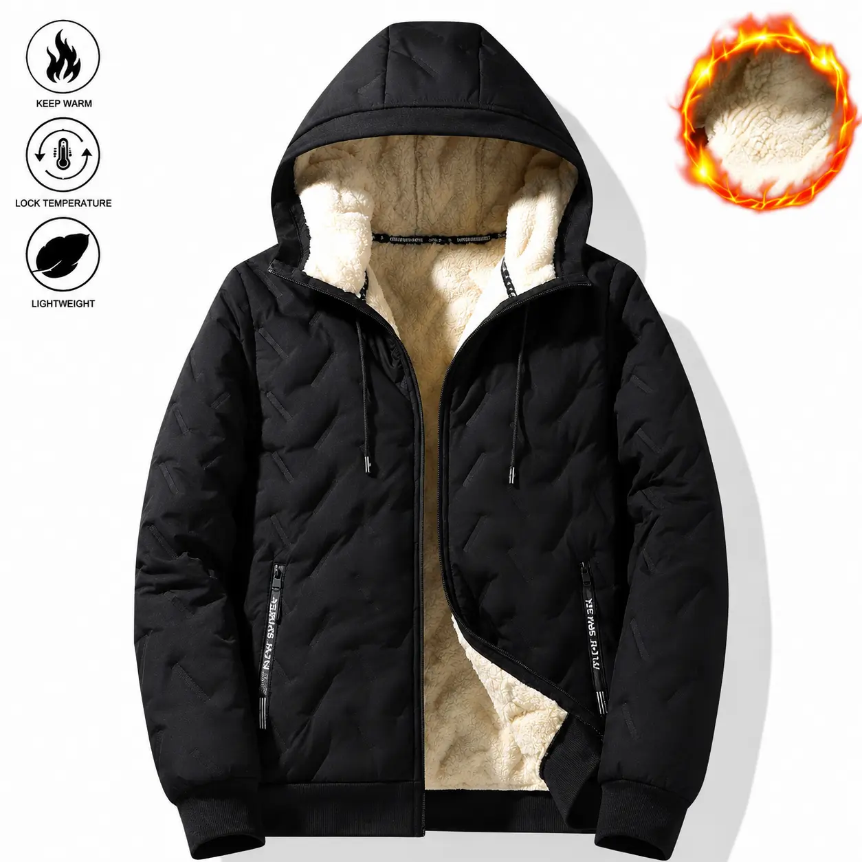 Men's Casual Baggy Winter Jacket