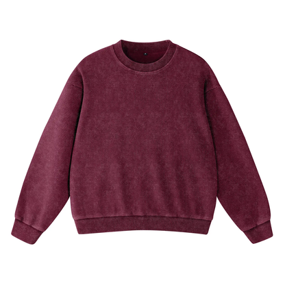 Vintage Acid Wash Oversized Crewneck Sweatshirt