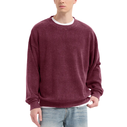 Vintage Acid Wash Oversized Crewneck Sweatshirt