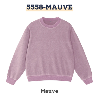 Vintage Acid Wash Oversized Crewneck Sweatshirt
