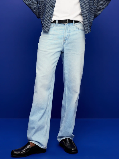 Men's Structured Loose Non-Stretch Jeans