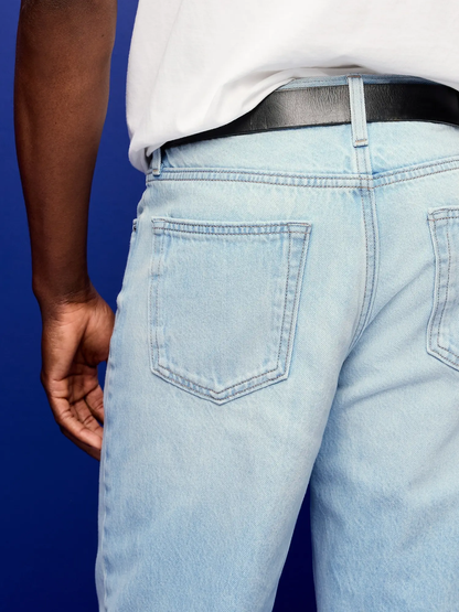 Men's Structured Loose Non-Stretch Jeans