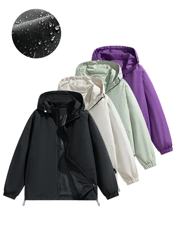 Men’s Lightweight Waterproof Hooded Jacket