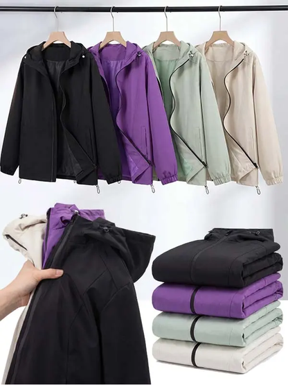 Men’s Lightweight Waterproof Hooded Jacket