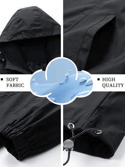 Men’s Lightweight Waterproof Hooded Jacket