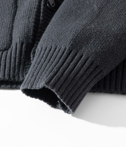 Men's Heavyweight Button Hooded Sweatshirt serenecsn