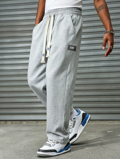 Men’s Cotton Wide-Leg Sweatpants