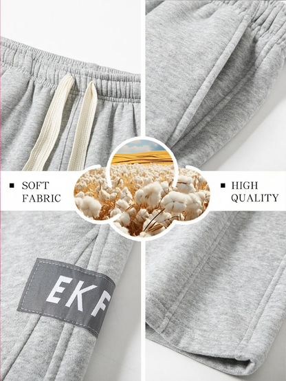 Men’s Cotton Wide-Leg Sweatpants