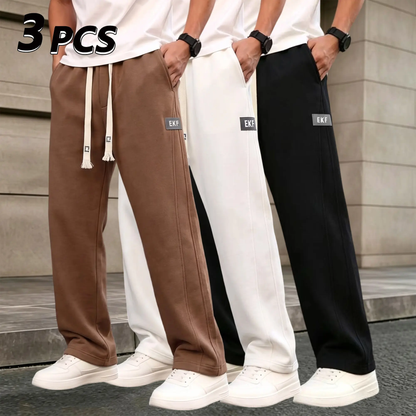 Men’s Cotton Wide-Leg Sweatpants