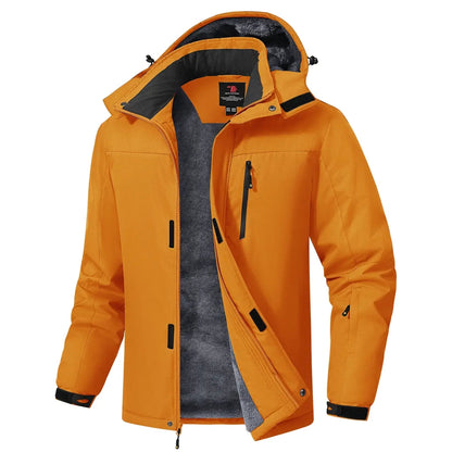 Men’s Winter Ski Snow Jacket Waterproof Windproof Fleece Lined