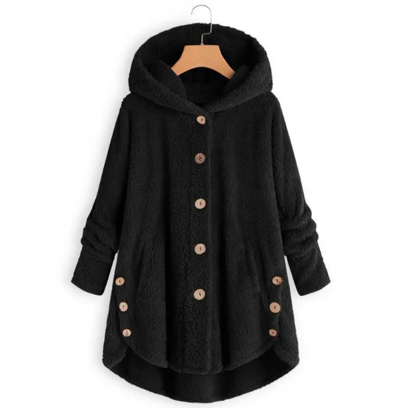 Women's 2026 Winter European-American Plush Round Neck Coats