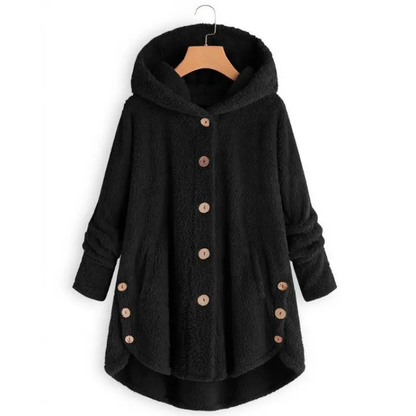 Women's 2026 Winter European-American Plush Round Neck Coats