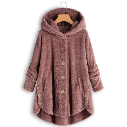 Women's 2026 Winter European-American Plush Round Neck Coats