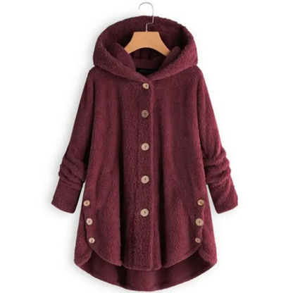 Women's 2026 Winter European-American Plush Round Neck Coats