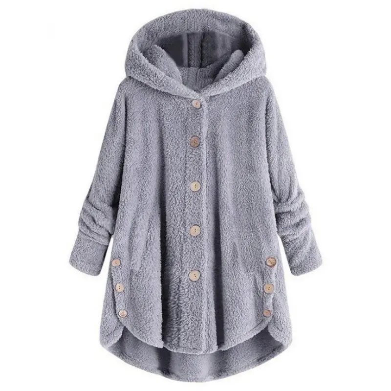 Women's 2026 Winter European-American Plush Round Neck Coats