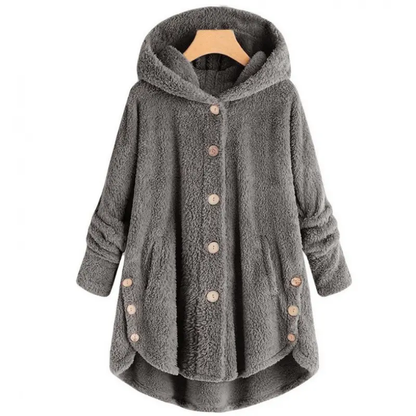 Women's 2026 Winter European-American Plush Round Neck Coats