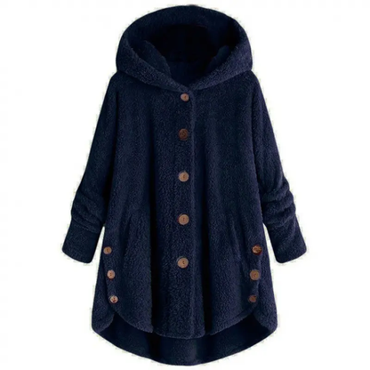 Women's 2026 Winter European-American Plush Round Neck Coats