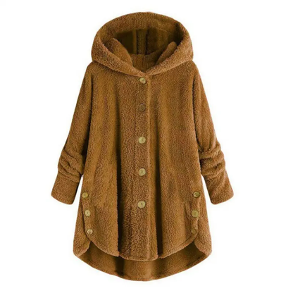Women's 2026 Winter European-American Plush Round Neck Coats