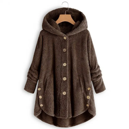 Women's 2026 Winter European-American Plush Round Neck Coats