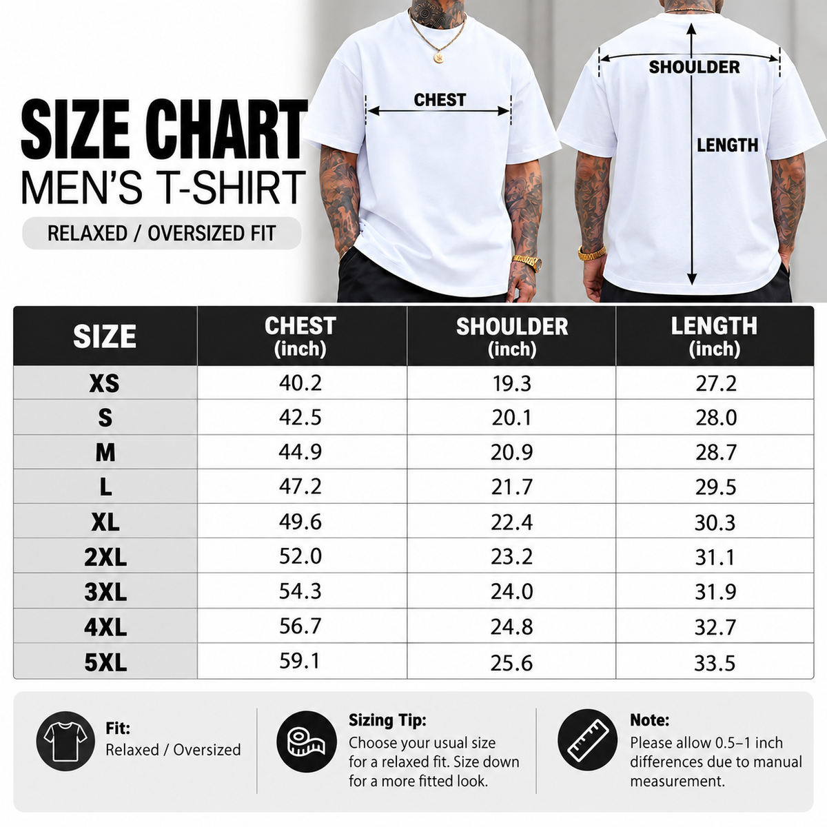 Men's Classic Round Neck Short-Sleeve Tshirt