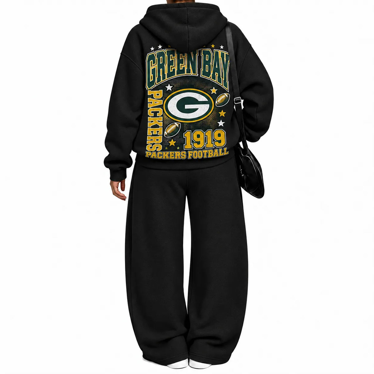 Green Bay Packers-Vintage Plush Hoodie set