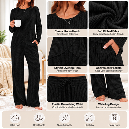 Women's Soft 2-Piece Loungewear Set