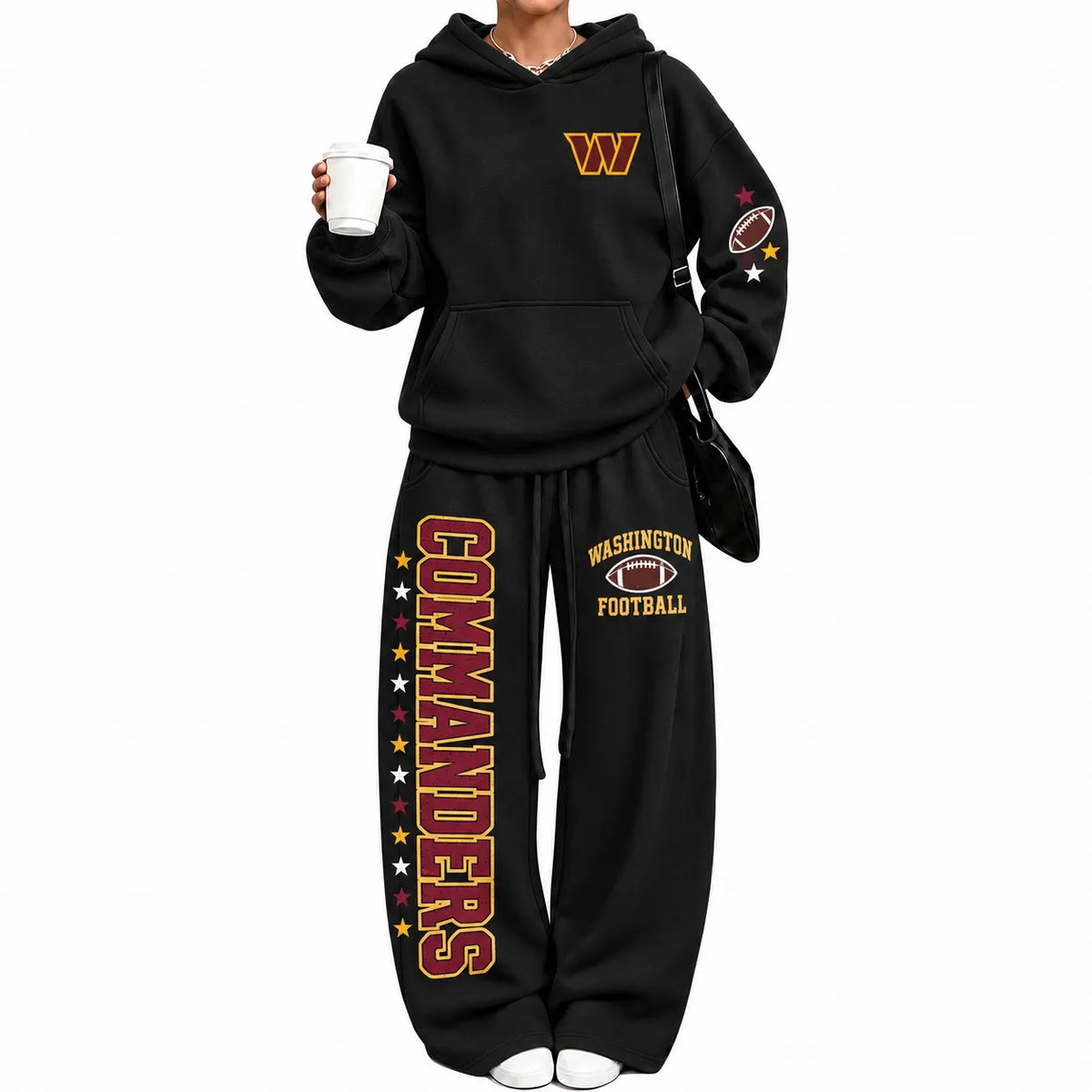 Washington Commanders-Vintage Plush Hoodie set